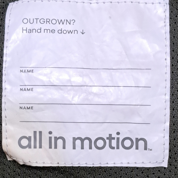 All in Motion Camouflage Jacket Size Boys 16 Raincoat Fishing Hunting - Picture 6 of 8